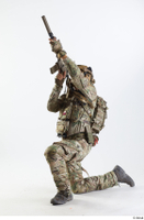  Photos Frankie Perry Army USA Recon - Poses kneeling shooting from a gun whole body 0002.jpg